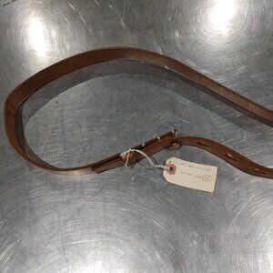 Brand New ML Brown & Co. Somer Brown Leather Belt Size 34 Waist